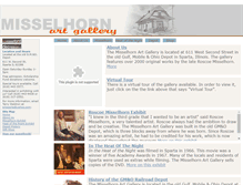 Tablet Screenshot of misselhorngallery.com